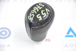 Gear knob Toyota Camry v55 15-17 usa leather black, worn leather