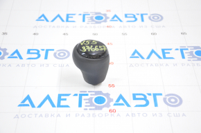 Gear knob Toyota Camry v55 15-17 usa leather black, scratches on leather