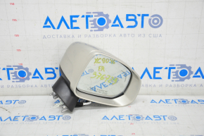 Side mirror right Volvo XC90 16-22 15 pins, turn signal, heated, auto-dimming, BSM, beige, scratches