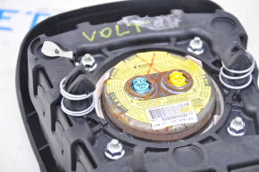 Airbag in steering wheel driver Chevrolet Volt 11-15 black, rusty pyropatron, scratch