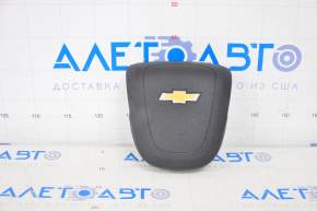 Airbag in steering wheel driver Chevrolet Volt 11-15 black, rusty pyropatron