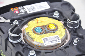 Airbag in steering wheel driver Chevrolet Volt 11-15 black, rusty pyropatron
