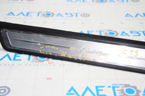 Door sill outer front left Cadillac CTS 14-19 chrome, bumps, scratches