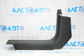 Door sill trim front left Jeep Cherokee KL 14-23 black, rubbed