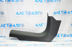 Door sill trim front left Jeep Compass 17-24 black, broken crepe, rubbed