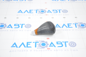 Gear knob Lexus RX350 RX450h 10-15 leather dark wood, worn leather
