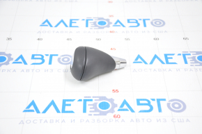 Gear knob Lexus ES350 07-12 leather black with chrome, scratches on chrome, worn leather