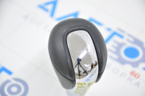 Gear knob Lexus ES350 07-12 leather black with chrome, scratches on chrome, worn leather