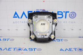 Airbag in the driver's steering wheel of the Toyota Prius 2004-06, black, without a squib, chrome finish