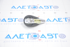 Gear knob Lexus ES350 07-12 leather black with chrome, scratches on chrome, worn leather