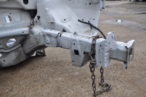 Front left quarter Ford Explorer 16-19 on the body, white