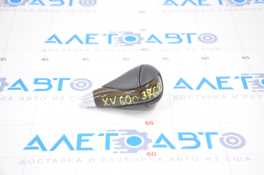 Gear knob Lexus ES300h ES350 13-18 leather black, wood grain, worn leather, scratch on the overlay