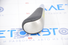 Gear knob Lexus RX300 RX330 RX350 RX400h 04-08 leather black, nickel trim, scratches and nicks on the trim, scuffed and scratches on the leather
