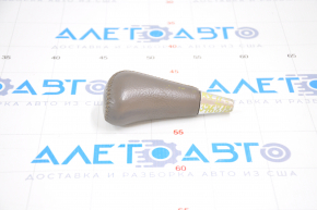 Gear knob Lexus RX300 RX330 RX350 RX400h 04-09 beige leather, worn leather, peeling chrome