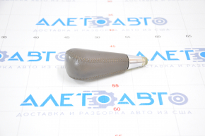 Gear knob Lexus RX300 RX330 RX350 RX400h 04-09 beige leather, worn leather, peeling chrome