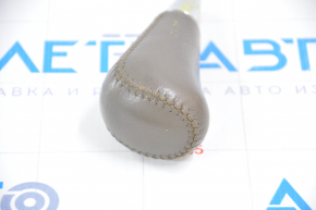 Gear knob Lexus RX300 RX330 RX350 RX400h 04-09 beige leather, worn leather, peeling chrome