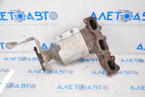 Front exhaust manifold with catalytic converter Ford Explorer 16-19 3.5 studs cut