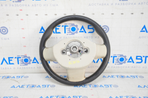 Steering wheel bare Volvo XC90 16-23 leather gray, without heating and petals, worn