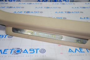Door sill trim front left Lexus RX350 RX450h 10-15 beige, rubbed, bumps