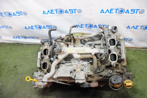 Engine Subaru Forester 14-18 SJ 2.5 FB25 automatic transmission 168k, 7/10, crack in the top cover