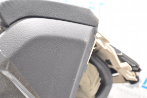 Torpedo front panel without AIRBAG Nissan Rogue 14-20 beige, bent in the center, scratches