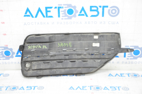 Front bumper grille left Volvo XC90 16-19 with chrome molding for parking sensors, sand