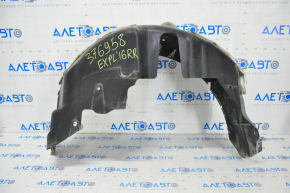 Rear right mudguard Ford Explorer 16-19 rest, fasteners torn