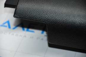 Door trim card rear right Ford Fusion mk5 17-20 black with black insert cloth, armrest leather, molding gray structure, scratches