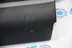 Door trim card rear right Ford Fusion mk5 13-16 black with gray insert cloth, armrest leather, molding gray gloss, scratches, pokes, for dry cleaning