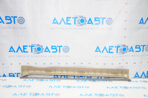 Door sill trim inner front left Toyota Camry v50 12-14 usa beige, broken crepe, scratches