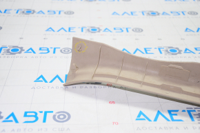 Door sill trim inner front left Toyota Camry v50 12-14 usa beige, broken crepe, scratches