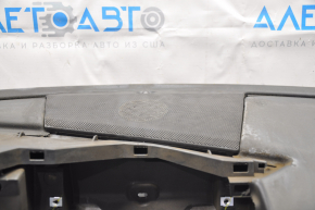 Dashboard front panel without AIRBAG Infiniti QX30 17-19 black, without overlays, after fire