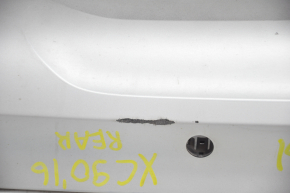 Rear bumper trim lower Volvo XC90 16-21 under chrome tips without towbar, under parking sensors, scratches