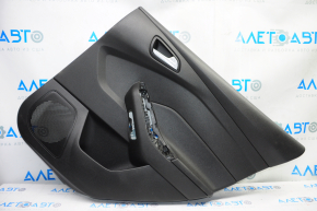 Door trim card rear right Ford Focus mk3 15-18 black with black insert plastic