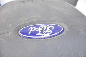 Airbag in steering wheel driver Ford Escape MK3 13-15 black, broken fastener, dented emblem