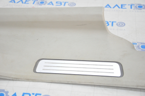 Door sill trim rear right inner Volvo XC90 16-23 with backlight, gray, scratches