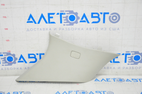 Rear pillar trim left rear upper Volvo XC90 16-23 gray, scratch, cracked fastener