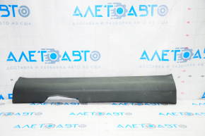Door sill trim inner front left Nissan Rogue 14-20 black, broken crepe, rubbed