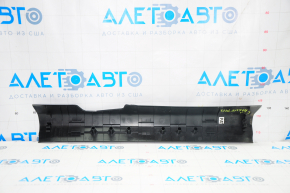 Door sill trim inner front left Nissan Rogue 14-20 black, broken crepe, rubbed