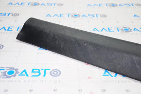 Door sill trim inner front left Nissan Rogue 14-20 black, broken crepe, rubbed