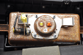 Torpedo front panel with AIRBAG Infiniti JX35 QX60 13-15 prerest, BOSE, black, rusty pyropatron