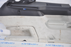 Left arch trim Volvo XC90 16-22 for 3rd row, with cup holder, gray, chemically treated, no fragment