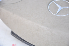 Mercedes W211 Pre-Restaurant driver's side steering wheel airbag, beige, scratched