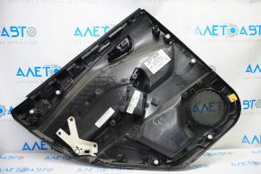 Door trim card rear right Ford Focus mk3 11-13 black with black insert plastic, scratches