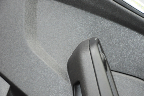 Door trim card rear right Ford Focus mk3 11-13 black with black insert plastic, scratches