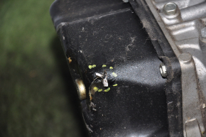 Automatic transmission assembly VW Passat b7 12-15 USA 2.5 MAN 8/10, pan punctured, connector broken