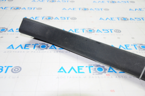 Door sill trim front left Nissan Leaf 13-17 black, broken fastener, scratches