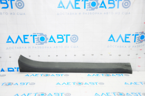 Door sill trim front left Nissan Leaf 13-17 black, scratches