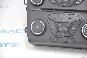 Ford Fusion mk5 13-20 SYNC 1 radio control panel with heating, scratches on the overlay