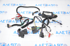 Ford Fusion mk5 13-20 radio and climate control panel with heating and wiring, no scratches on buttons, broken fasteners